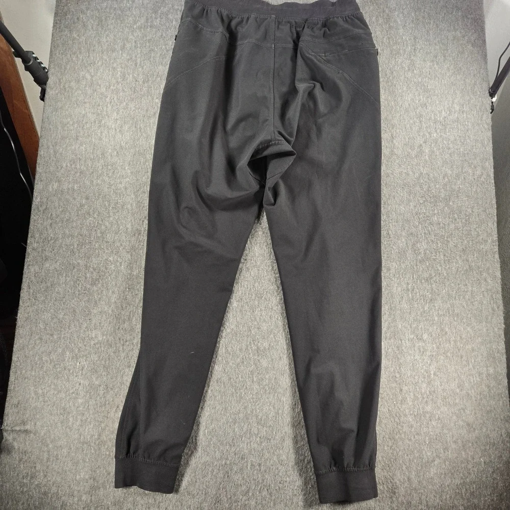 Birddogs Joggers Mens Large Black Linerless Drawstring‎ Cuffs Performance Golf